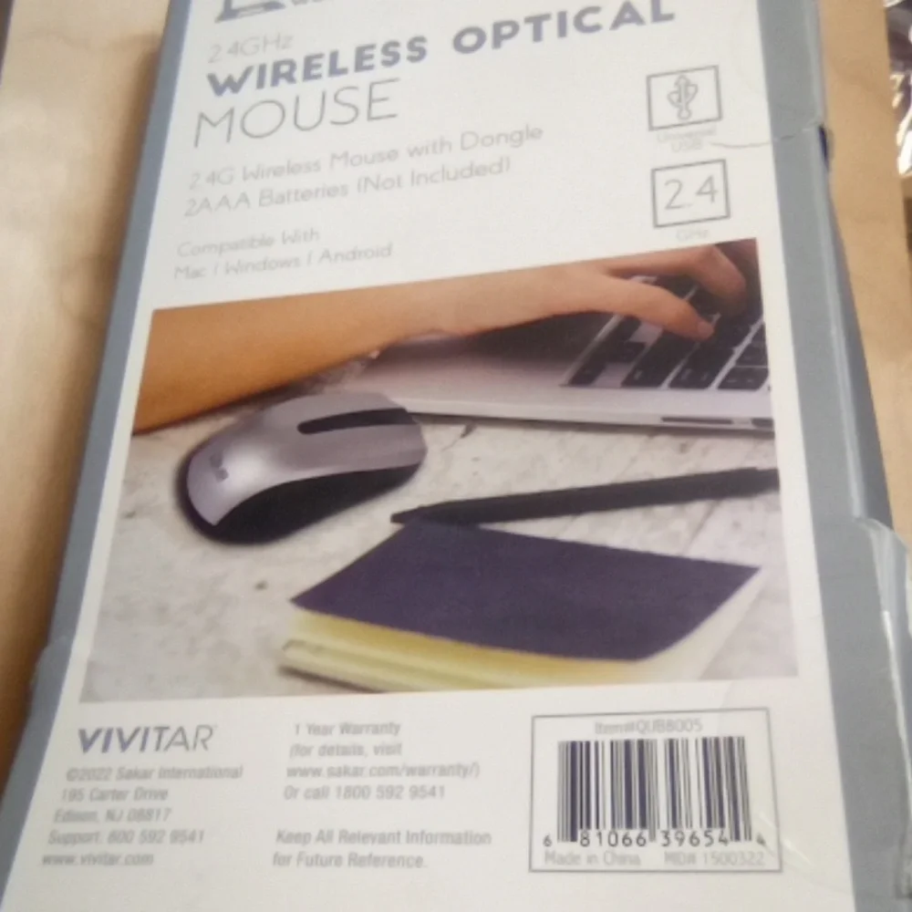2.4 GHz Wireless Optical Mouse Open Box